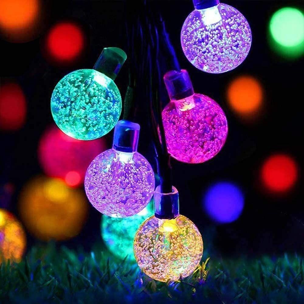 14 LED Crystal Bubble Ball String Fairy Lights For Decoration (Multicolor)